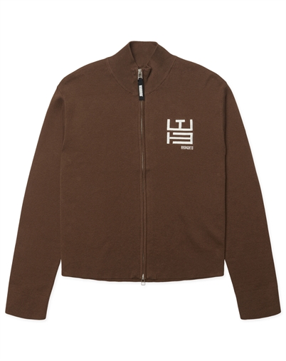 Woodbird - WBFang Full Zip Cardigan - Brown
